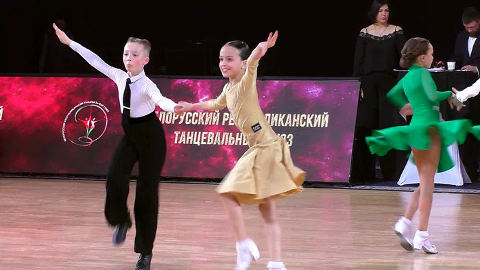 Дети-2 (4 танца), H класс, финал  – Чемпионат Минска по спортивным бальным танцам (27.03.2022)