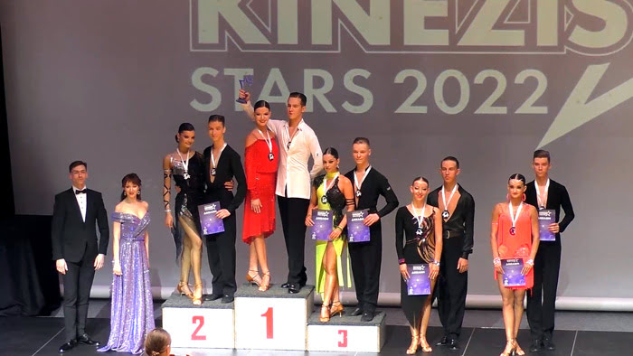 Награждение - Kinezis Stars 2022, 4 отделение / спортивные бальные танцы (Минск, 02.04.2022)