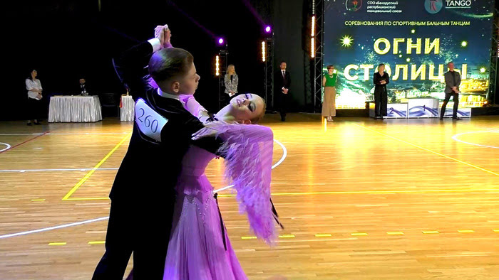 Юниоры-2, St (Rising Stars) финал |  Огни столицы (30.04.2022, Минск) бальные танцы