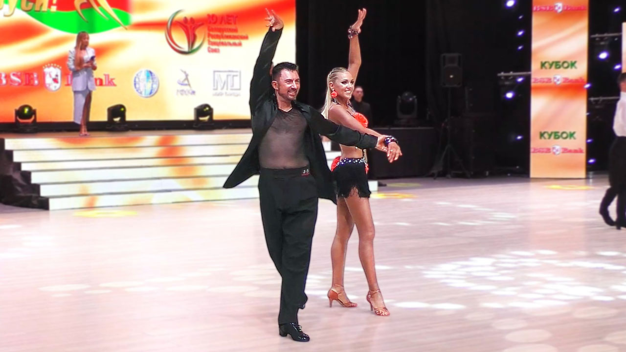 Ча-ча-ча. Наталья Табатадзе и Артур Зорин (Минск). Grand Cup ProAm Latin Bronze. Турнир «Гордость Беларуси 2026», 2 этап
