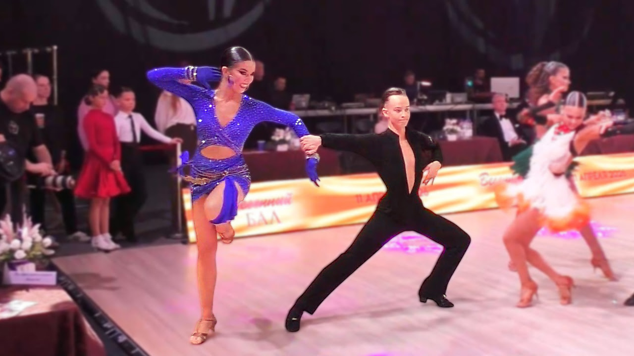 Самба. Кирилл Костков и Виталина Видманова (Минск). Юниоры-2 La (Open) 1/2. Гордость Беларуси 2026 (1 этап)