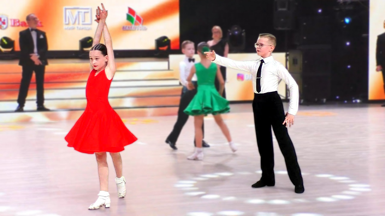 Румба. Артём Адамович и Милана Политевич (Заславль). Дети-2 La (Open) 1/2. Гордость Беларуси 2026 (1 этап)