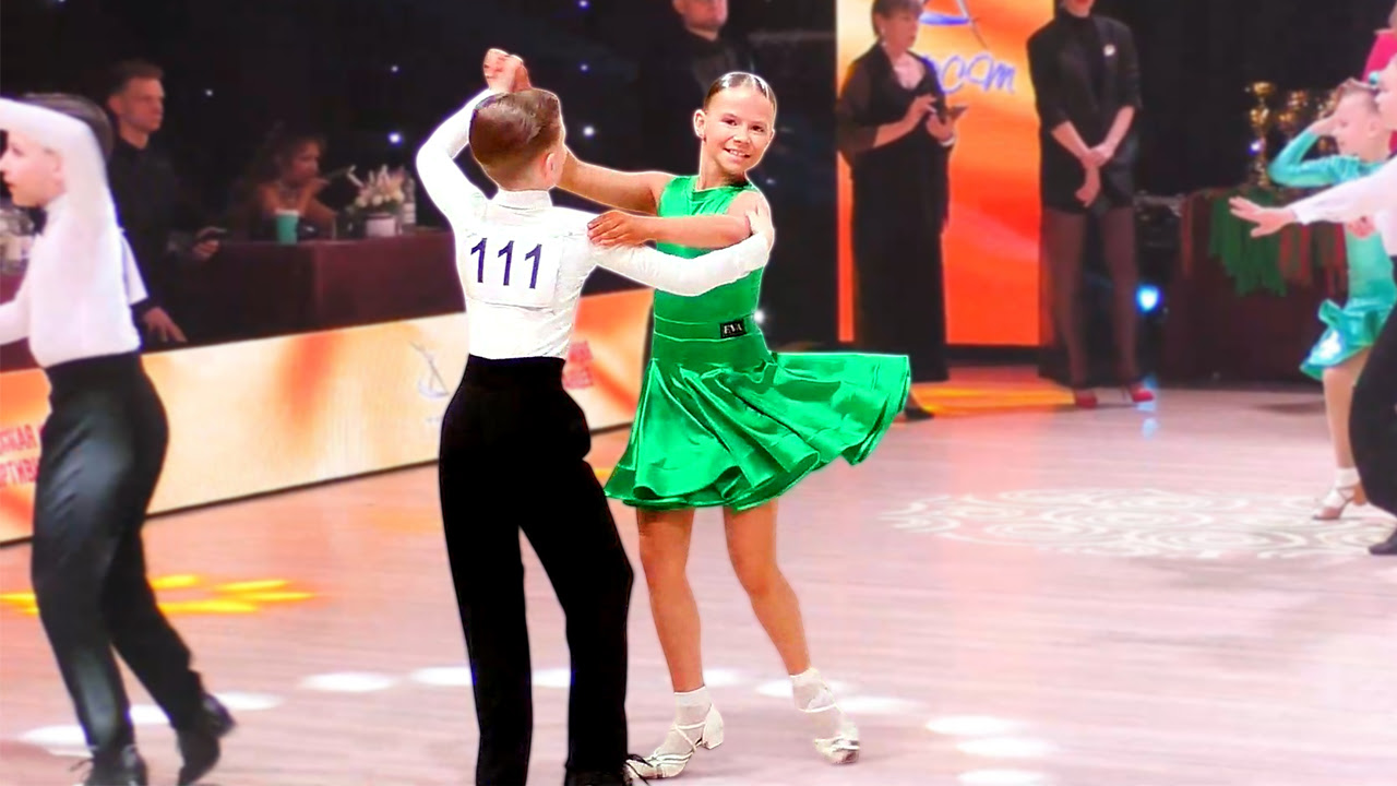 Самба. Дмитрий Кашкан и София Гаврилкевич (Минск). Дети-2 La (Open) 1/2. Гордость Беларуси 2026 (1 этап)