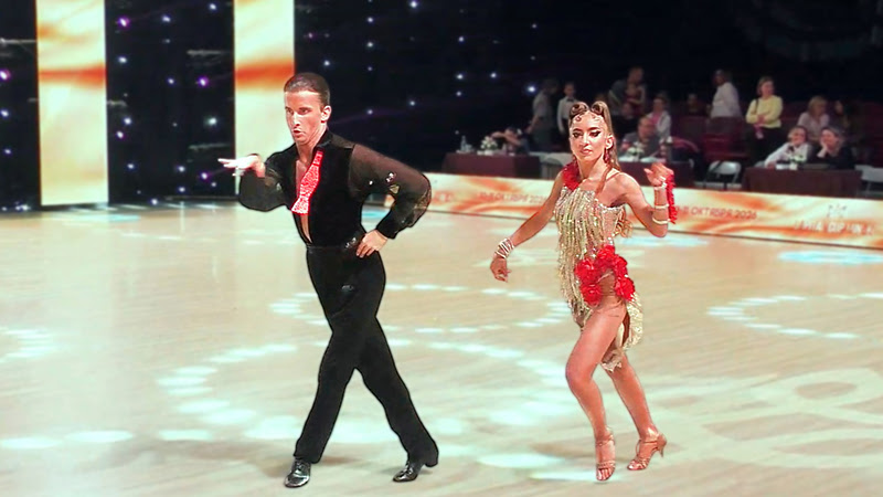 Самба. Элина Проскурова и Илья Волков (Минск). ProAm Scholarship A, Latin. Гордость Беларуси 2026 (1 этап)