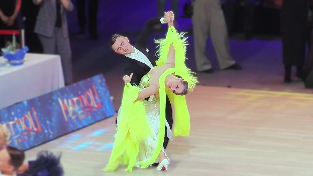 Медленный фокстрот. Максим Березкин и Полина Гирдо (Москва). Взрослые IDSU Grand Prix St (Open). Minsk Open Championship 2026
