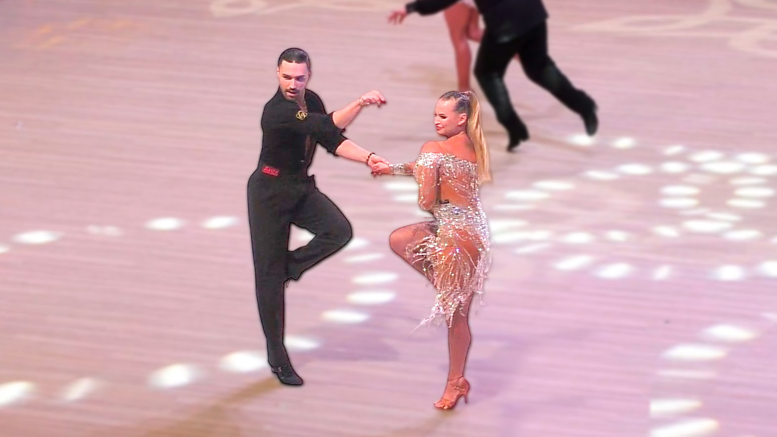 Джайв. Марина  Видикер и Владислав Чученов (Москва). ProAm Diamond Cup, Latin. Minsk Open Championship 2026