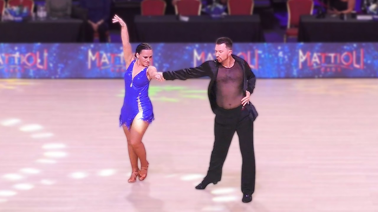 Ча-ча-ча. Ольга Батуро и Артур Зорин (Минск). ProAm Scholarship B, La. Minsk Open Championship 2026