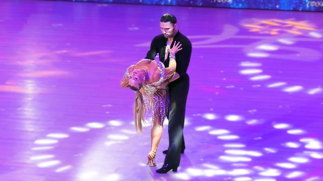 Румба. Марина Видикер и Владислав Чученов (Москва). ProAm Diamond Cup, Latin. Minsk Open Championship 2026