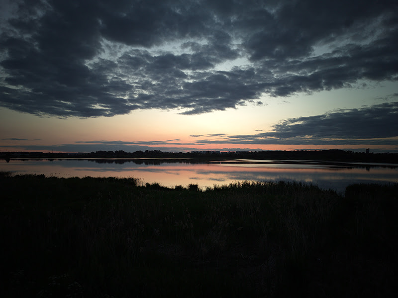 Закат солнца / Дзержинское водохранилище (Минская область, Республика Беларусь)